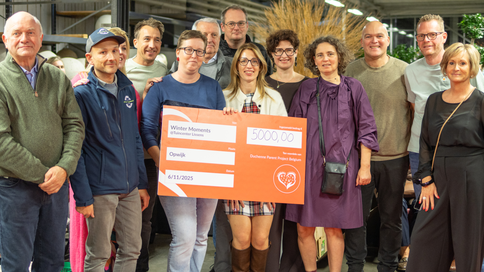 Winter Moments zamelt €5000 euro in voor Duchenne Parent Project Belgium
